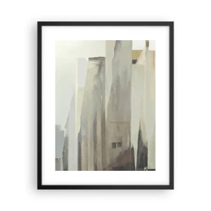 Poster in black frame - Dream of a City - 40x50 cm