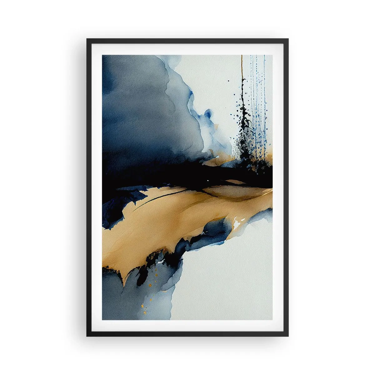 Poster in black frame - Behind the Curtain - 61x91 cm