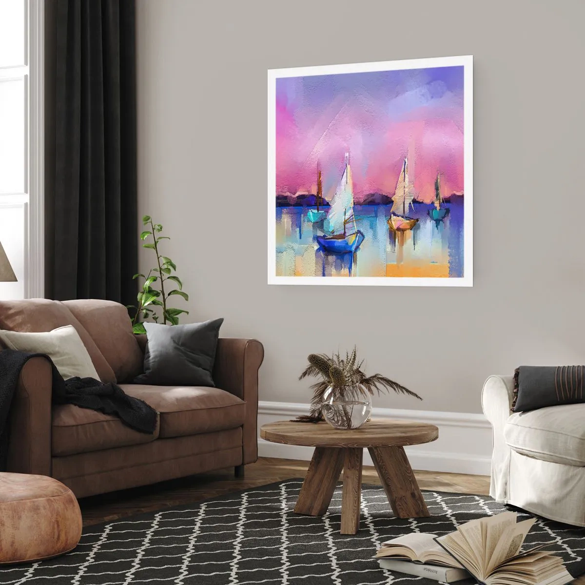 Poster - Direction: High Sees - 40x40 cm