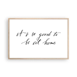 Poster in light oak frame - Whole Truth - 91x61 cm