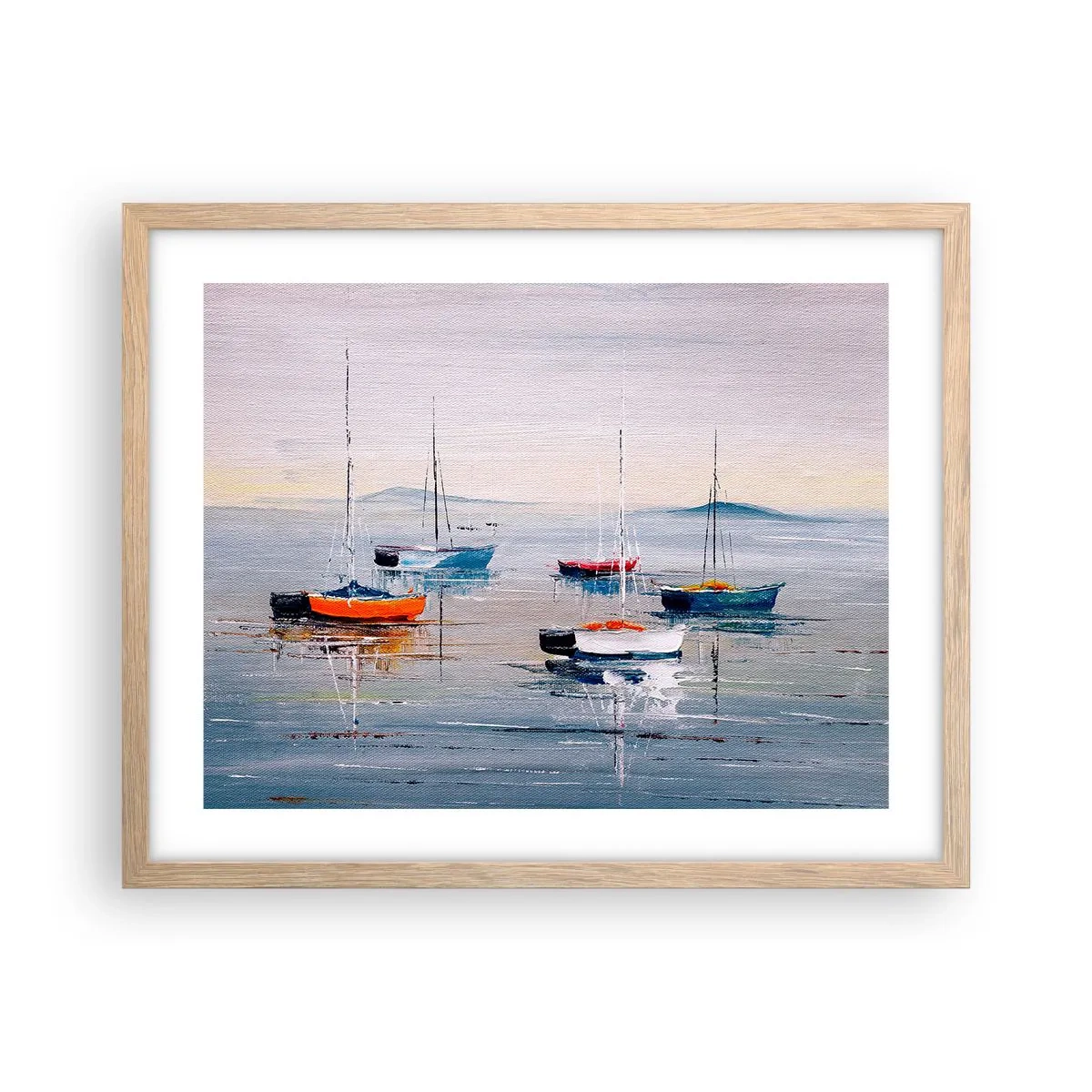 Poster in light oak frame - Deserved Rest - 50x40 cm