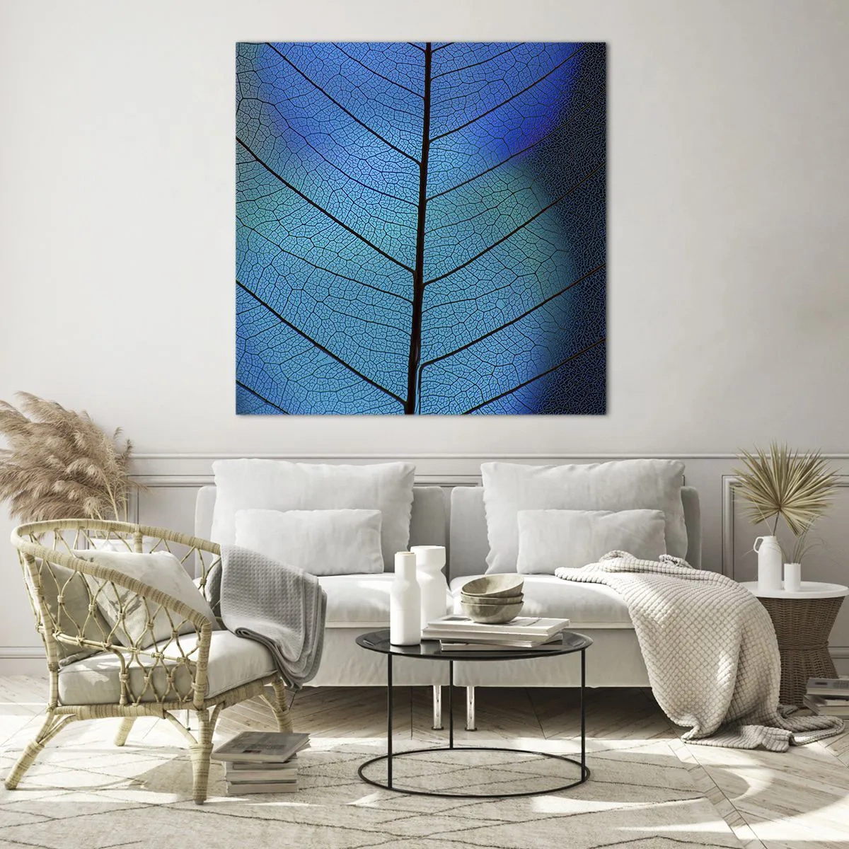 Glass picture - Intricate Construction - 60x60 cm