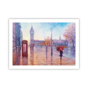 Poster - London Autumn Day - 70x50 cm