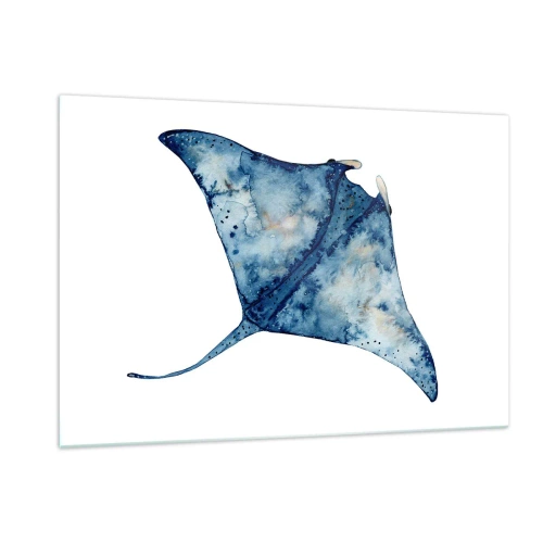 Glass picture - Life In Blue - 120x80 cm