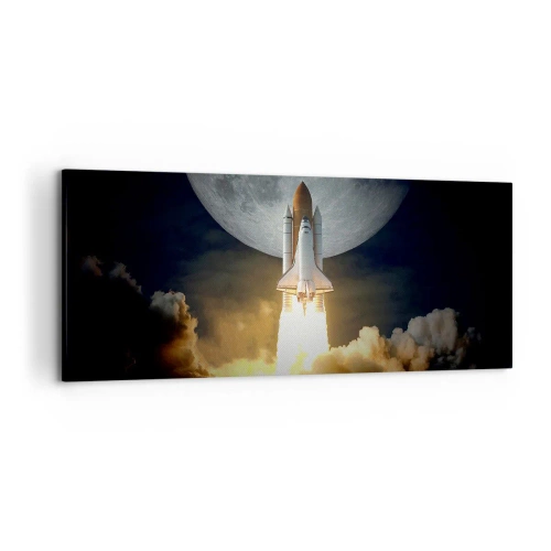 Canvas picture - Beginning of Unearthly Adventure - 120x50 cm