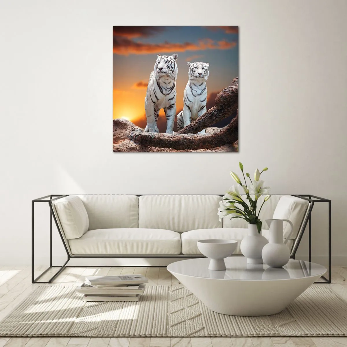 Glass picture - Just Like in Narnia - 30x30 cm