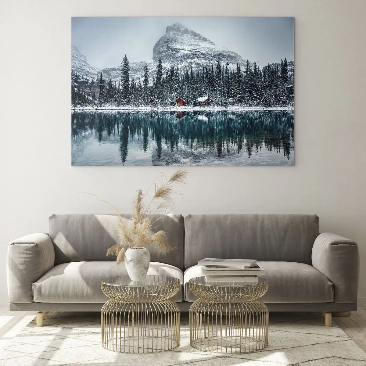 Glass picture - Canadian Retreat - 100x70 cm