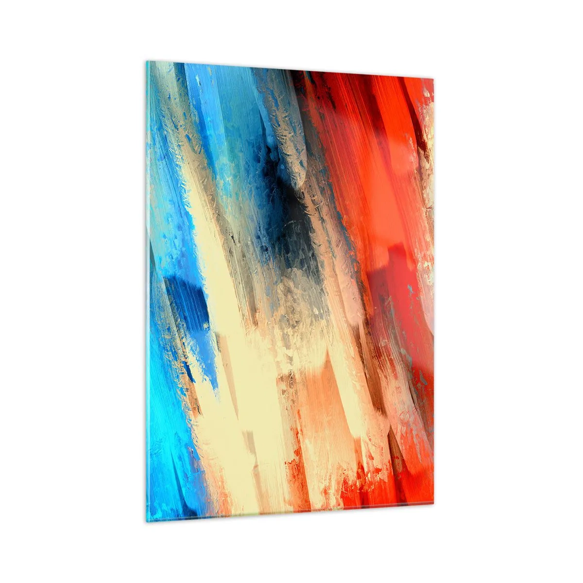 Glass picture - Cascade of Colours - 50x70 cm