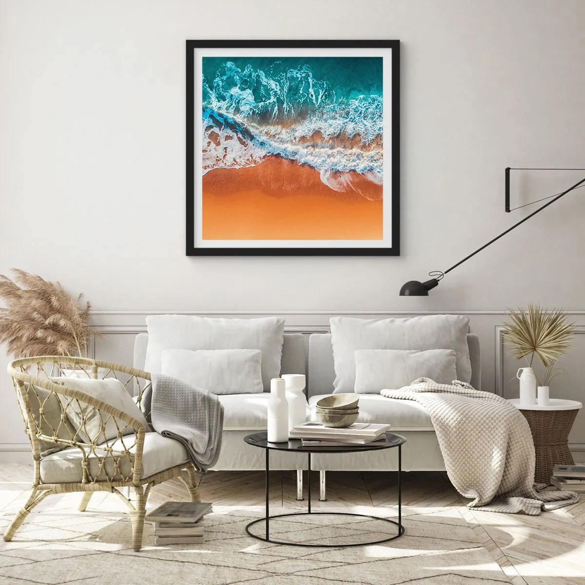 Poster in black frame - Always in a Couple - 40x40 cm