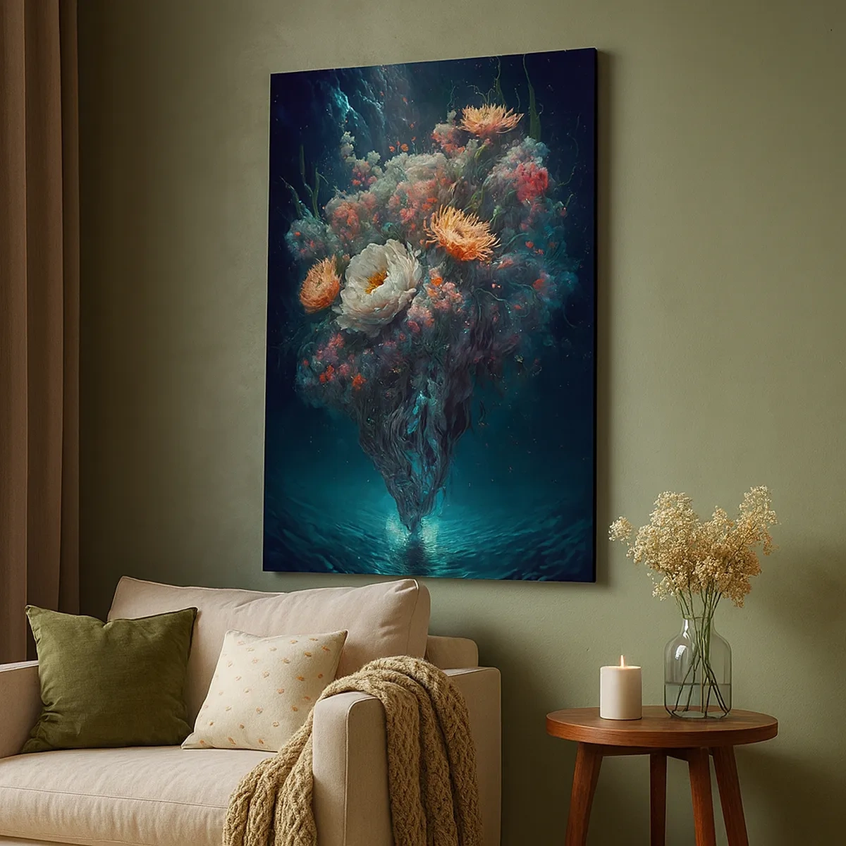 Canvas picture - Strange Garden - 50x70 cm