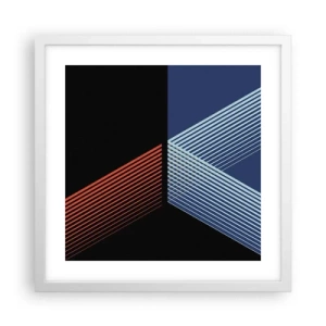 Poster in white frmae - Simple Story - 40x40 cm