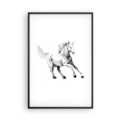 Poster in black frame - Untamed Soul - 61x91 cm