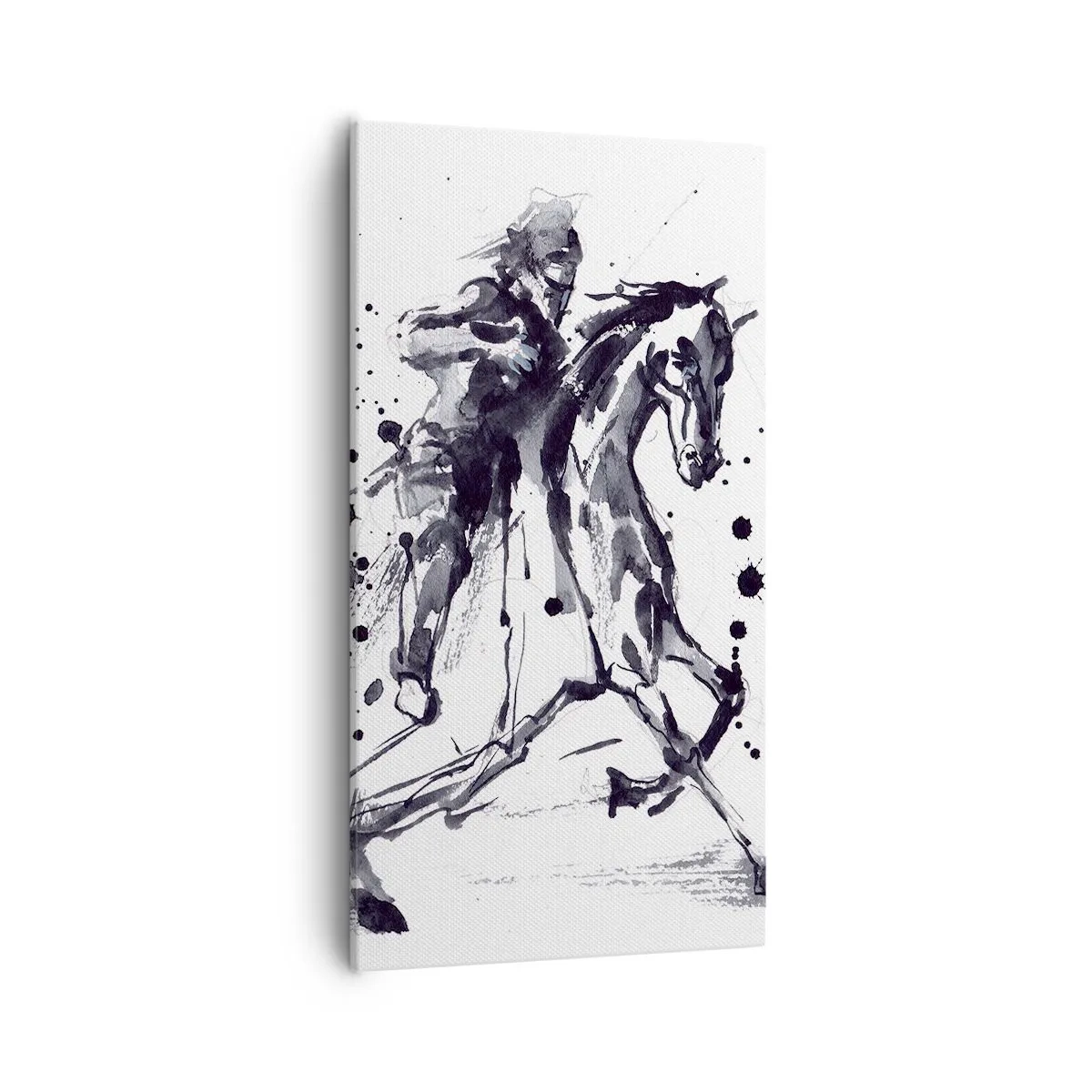 Canvas picture - Black Knight - 55x100 cm
