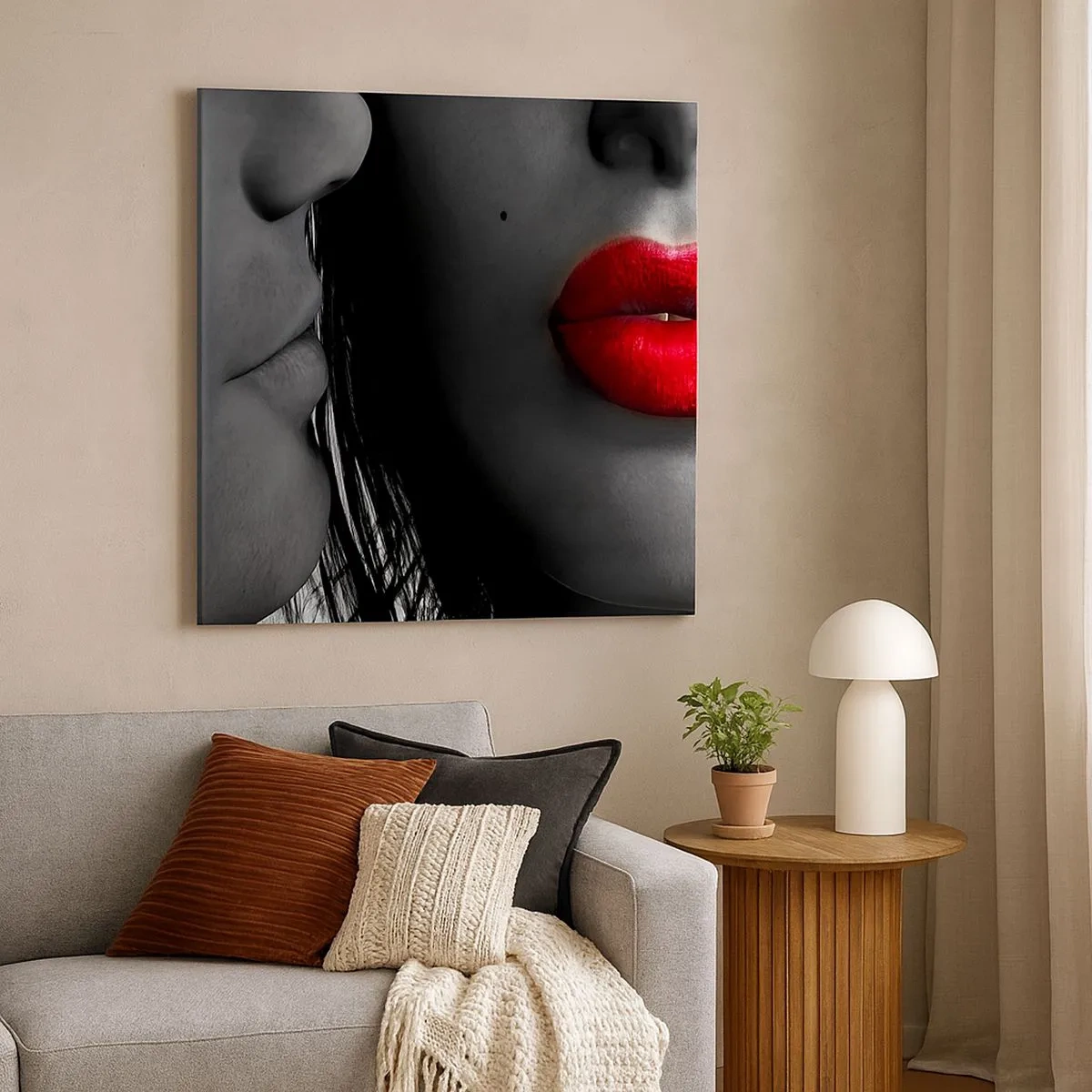 Canvas picture - Face by Face - 30x30 cm