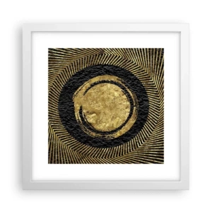 Poster in white frmae - Composition Glamour - 30x30 cm