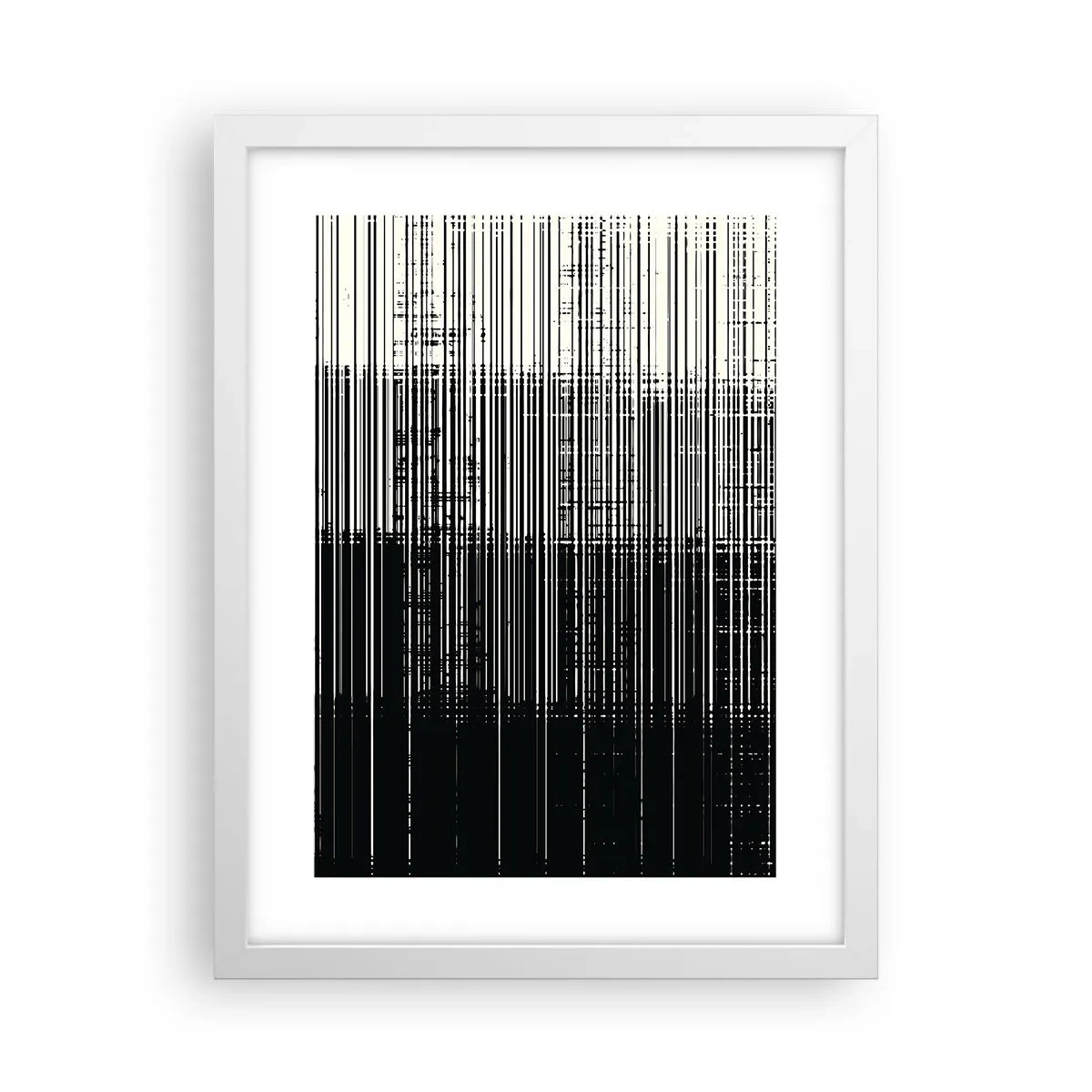 Poster in white frmae - Waves and Vibrations - 30x40 cm