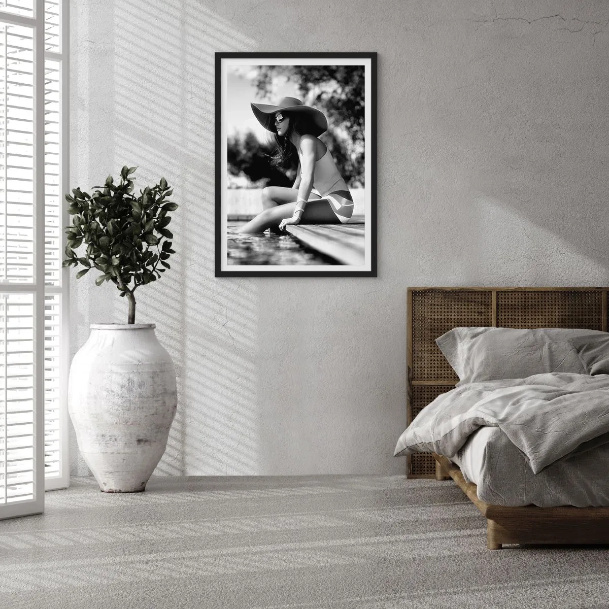 Poster in black frame - Summer Dream - 40x50 cm