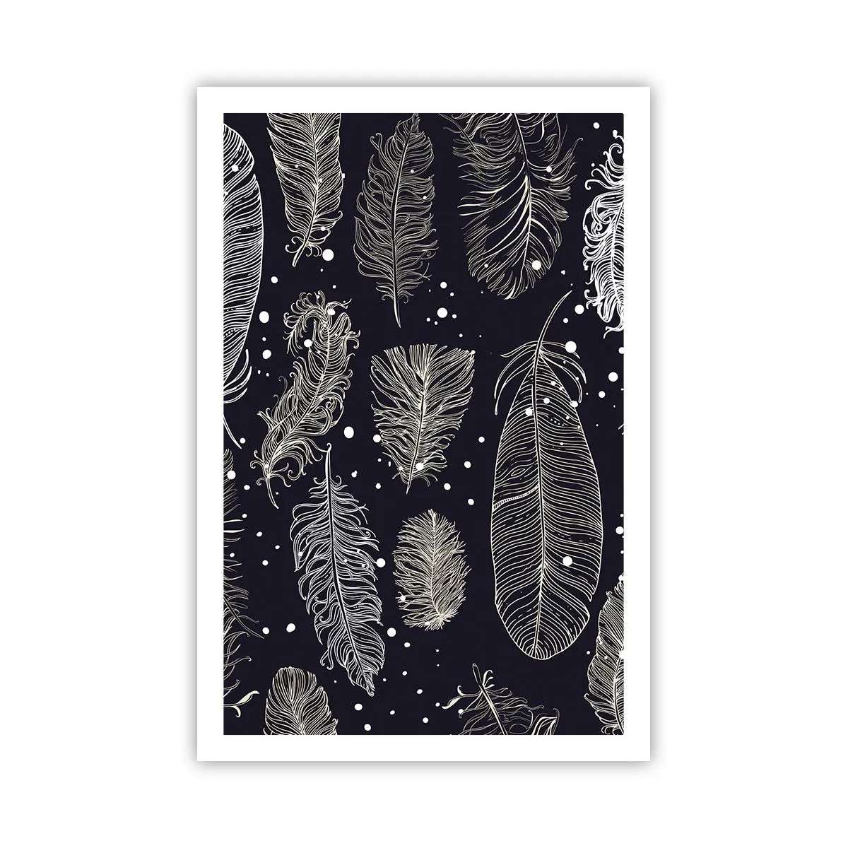 Poster - Feathery Lace - 61x91 cm