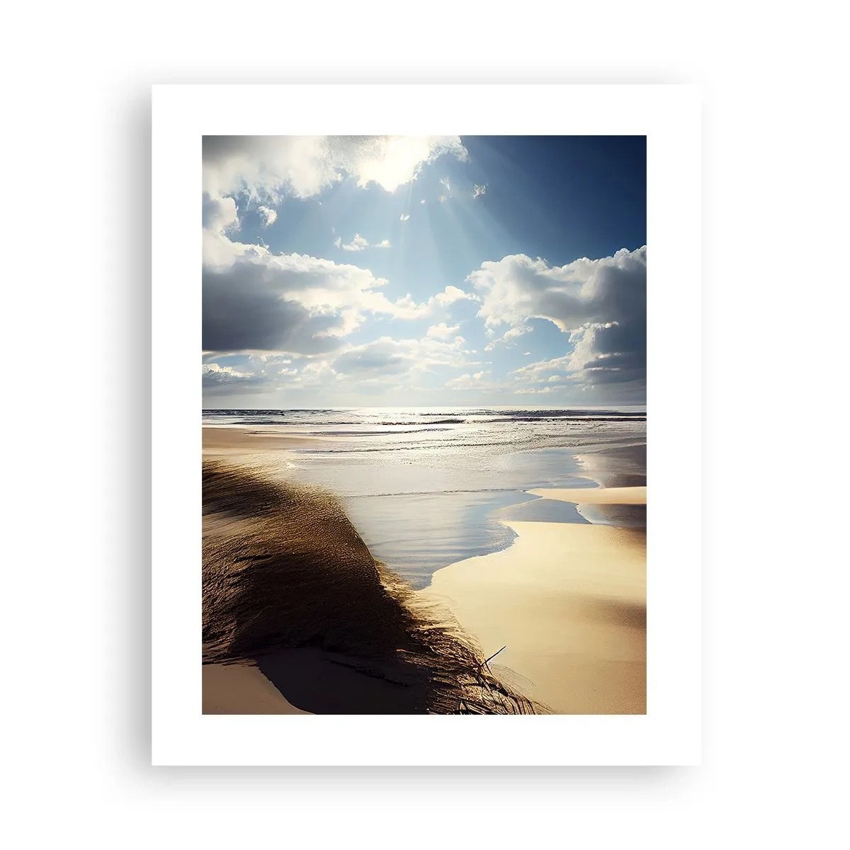 Poster - Beach, Wild Beach - 40x50 cm