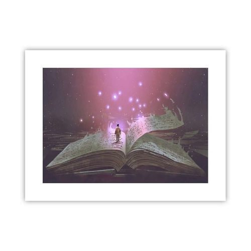 Poster - Invitation to Another World -Read It! - 40x30 cm