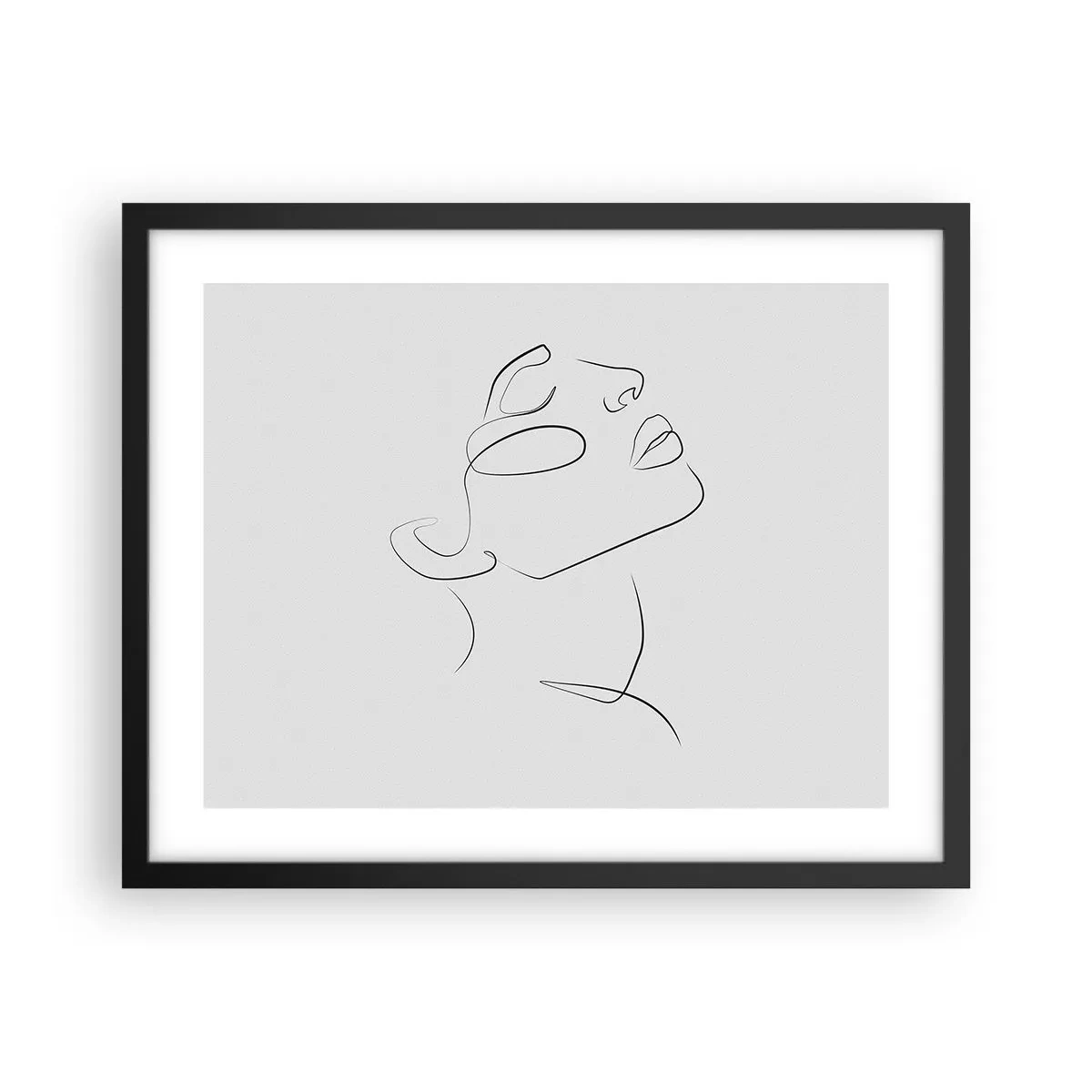 Poster in black frame - Meanders of a Dream - 50x40 cm