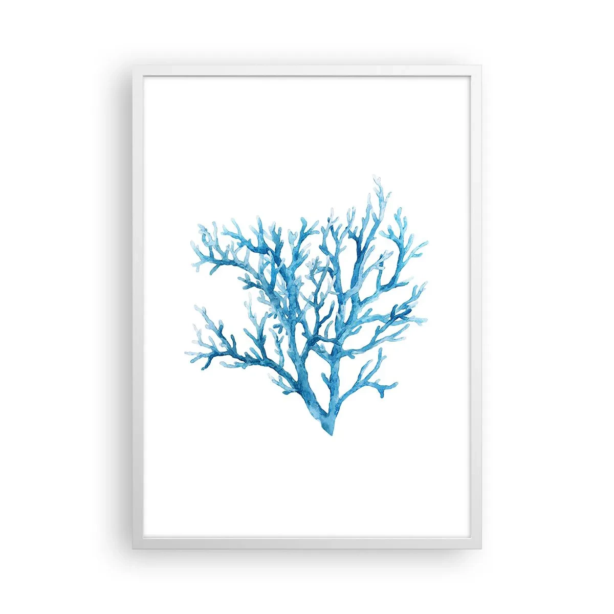 Poster in white frmae - Sea Filigree - 50x70 cm