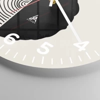 Clock face with numbers