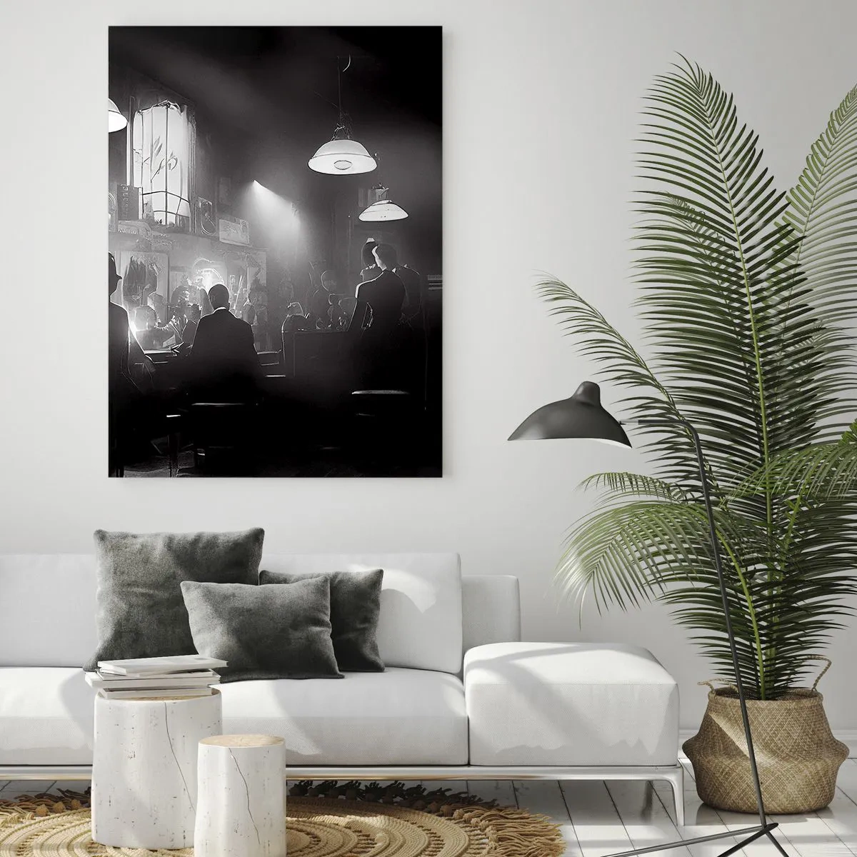 Glass picture - In Jazz Ambiance - 50x70 cm