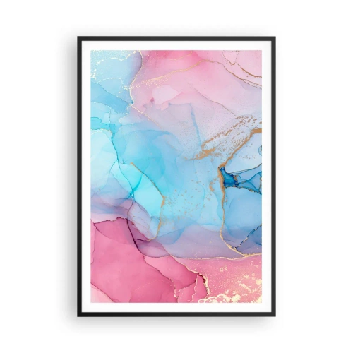 Poster in black frame - Encounter and Permeation - 70x100 cm