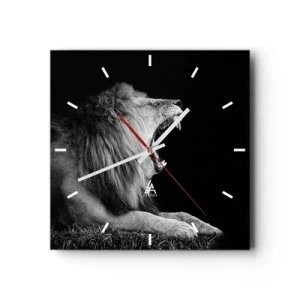 Wall clock - Clock on glass - Without Any Doubt - 30x30 cm