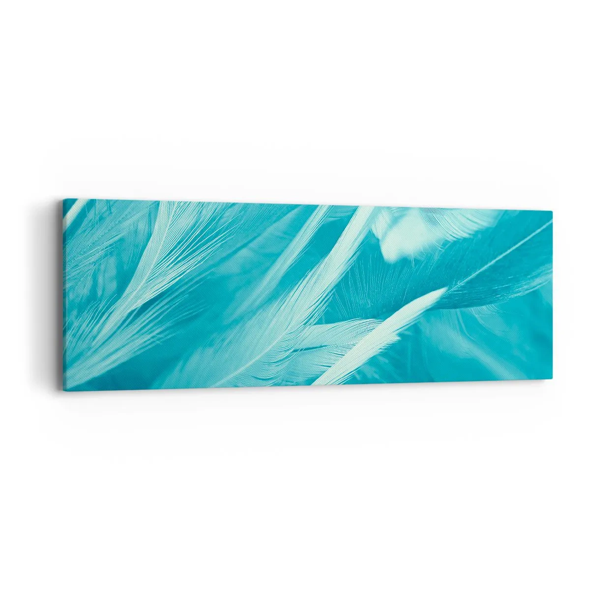 Canvas picture - Drowning in Feathers - 90x30 cm