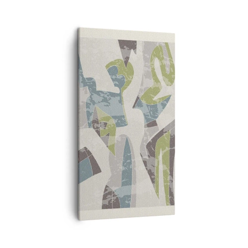 Canvas picture - Composition with Window Pane - 45x80 cm