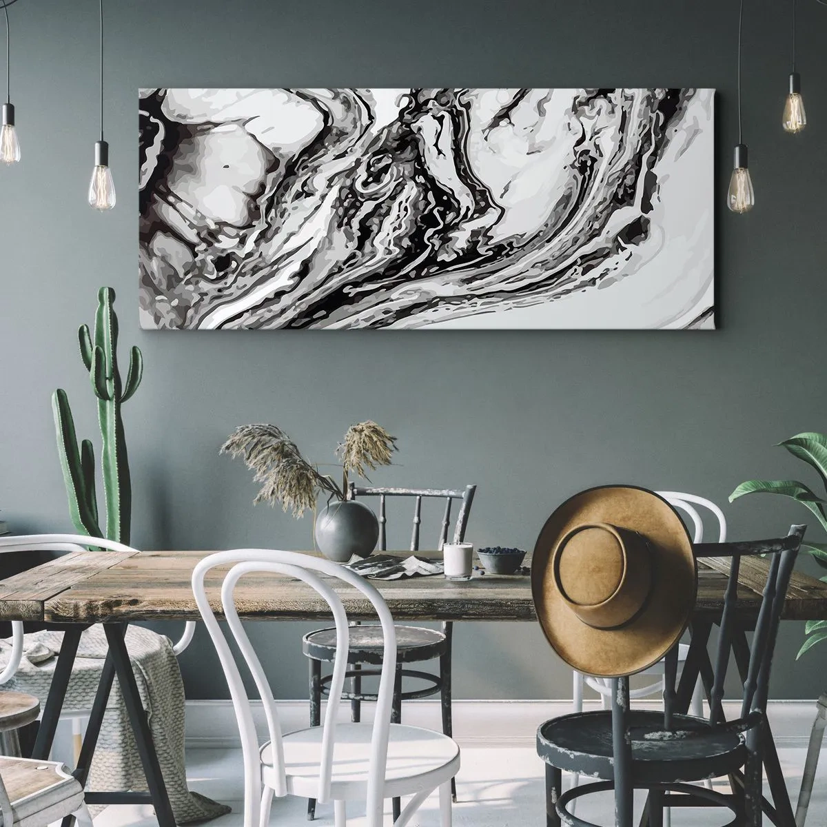 Canvas picture - At the Beginning There Was Chaos - 120x50 cm