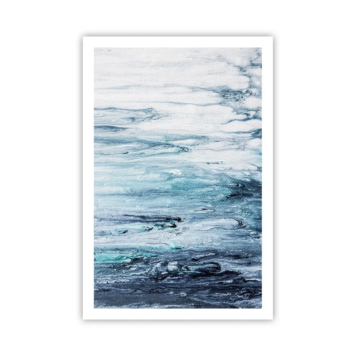Poster - Blue Icicles - 61x91 cm