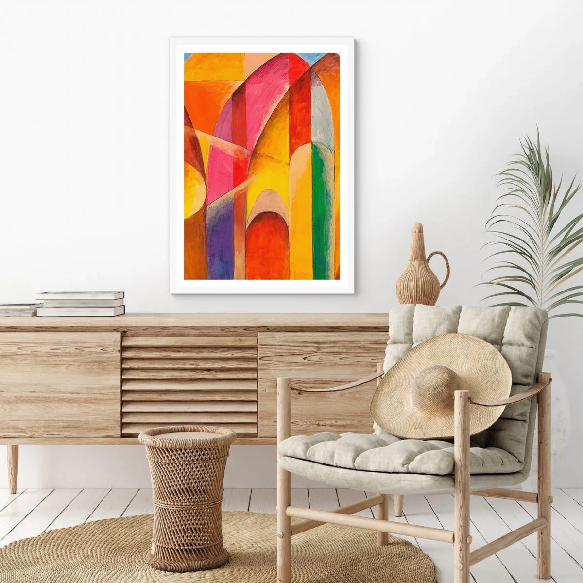 Poster in white frmae - Cathedral of the Sun - 30x40 cm