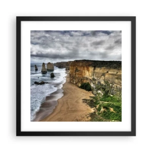 Poster in black frame - Raw Beauty - 40x40 cm