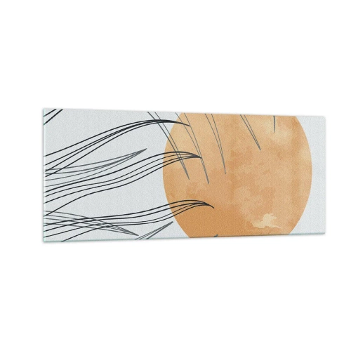 Glass picture - Always Towards the Sun - 100x40 cm