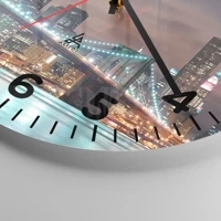 Clock face with numbers