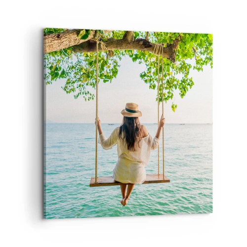 Canvas picture - Life Is Beautiful - 60x60 cm