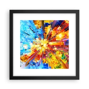 Poster in black frame - In Medias Res - 30x30 cm