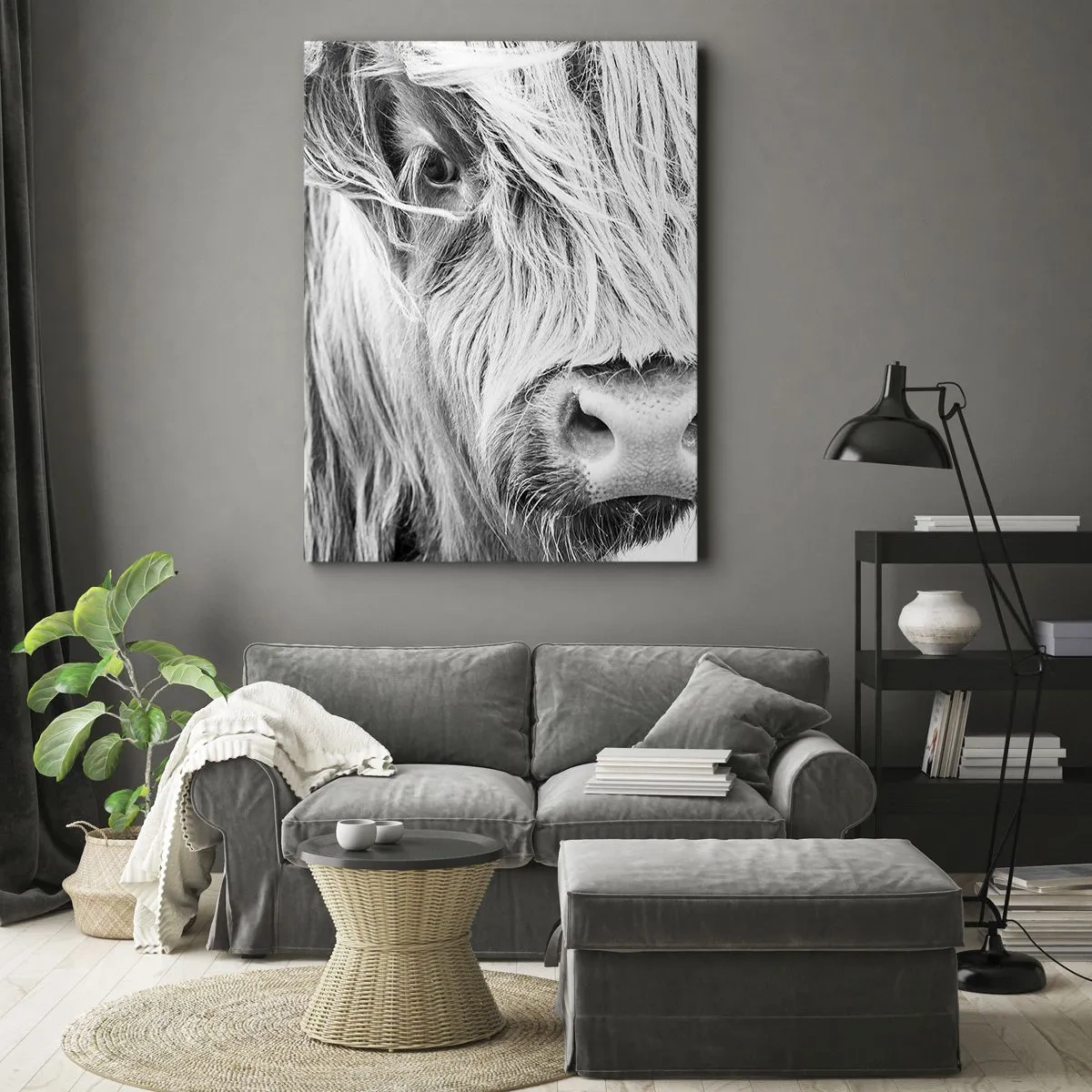 Canvas picture - Scottish Wilderness - 55x100 cm