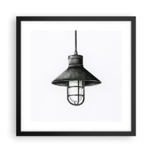 Poster in black frame - Like In the Old Days… - 40x40 cm