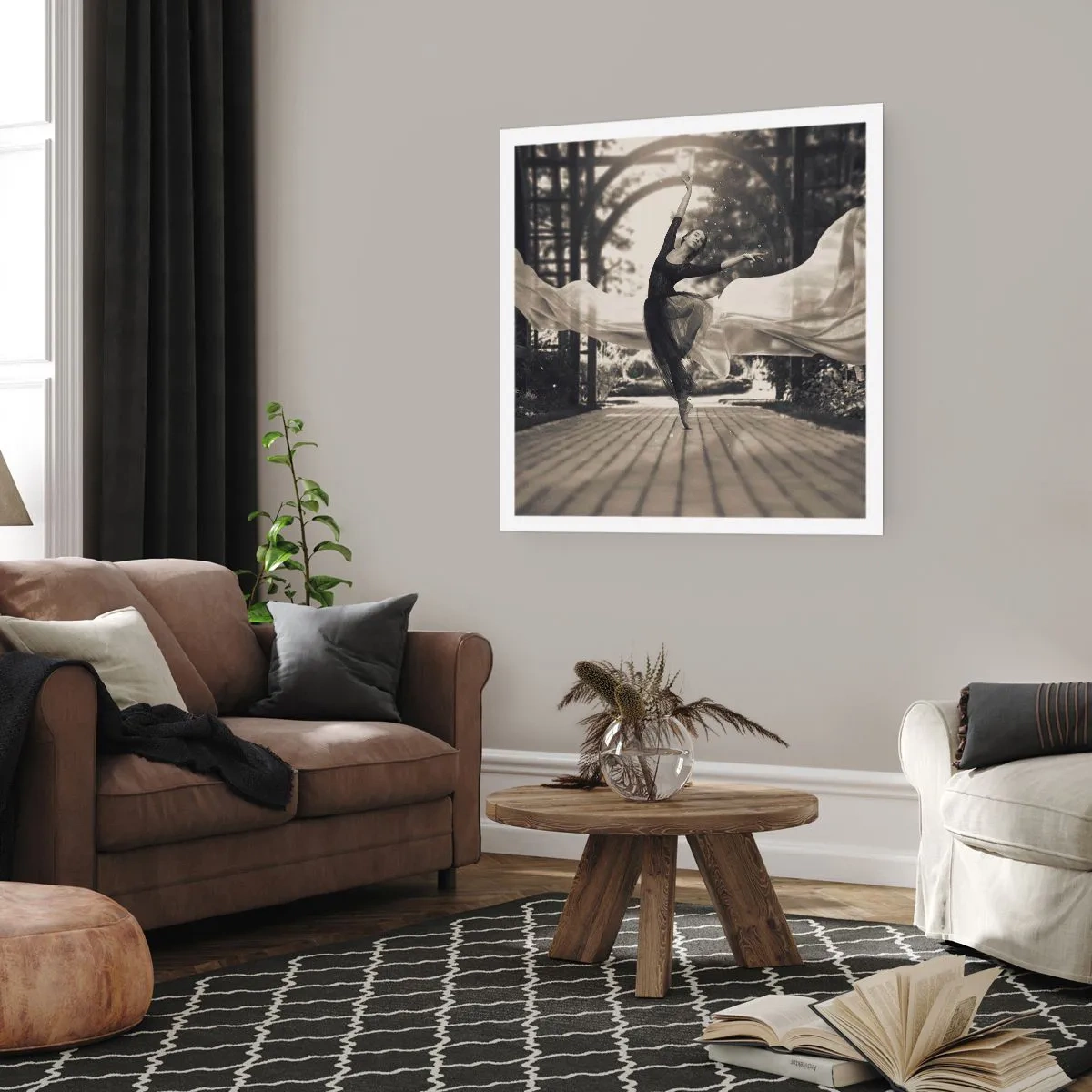 Poster - Dance of the Garden Spirit - 60x60 cm