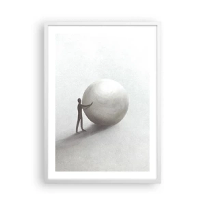 Poster in white frmae - Game of Life - 50x70 cm