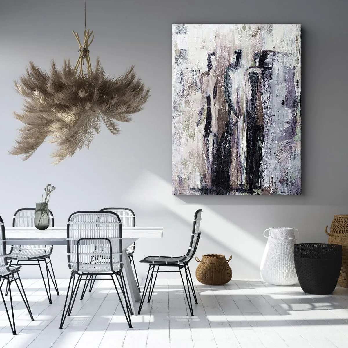 Canvas picture - Mysterious Trio - 70x100 cm