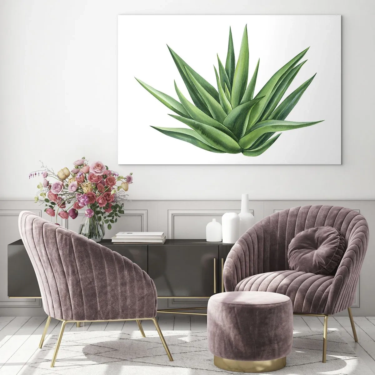 Glass picture - Green - Power - Life - 100x70 cm