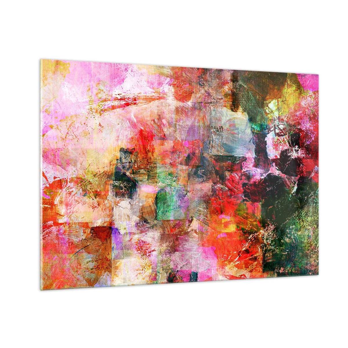 Glass picture - Journey through Pink - 100x70 cm