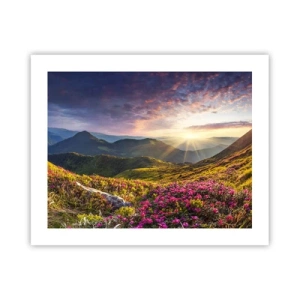 Poster - Freshness of Mountain Morning - 50x40 cm