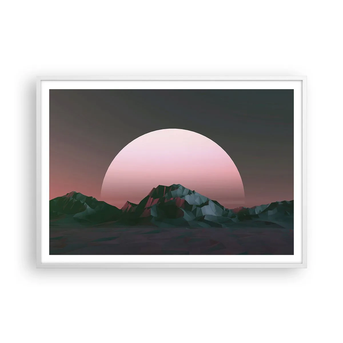 Poster in white frmae - In a Neighbouring Galaxy - 100x70 cm