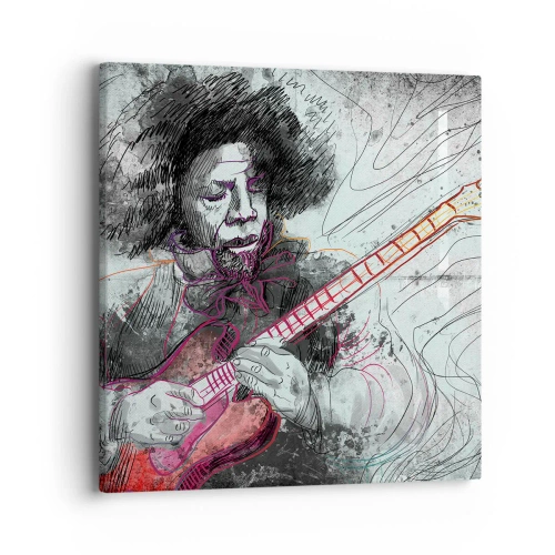 Canvas picture - On the Waves of Music - 40x40 cm